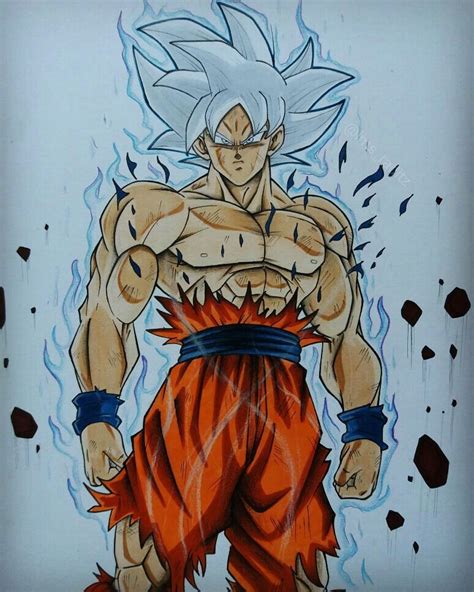 lapiz dibujos de goku|goku ultra instinct dibujo.